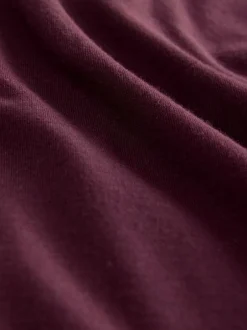 Next Burgundy Red/Charcoal Grey/Ecru Cream Regular Fit Short Sleeve Jersey Polo Shirts 3 Pack Sale