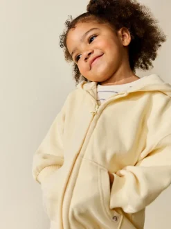 Next Butter Yellow Zip Through Hoodie (3mths-7yrs) New
