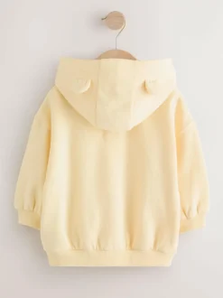 Next Butter Yellow Zip Through Hoodie (3mths-7yrs) New