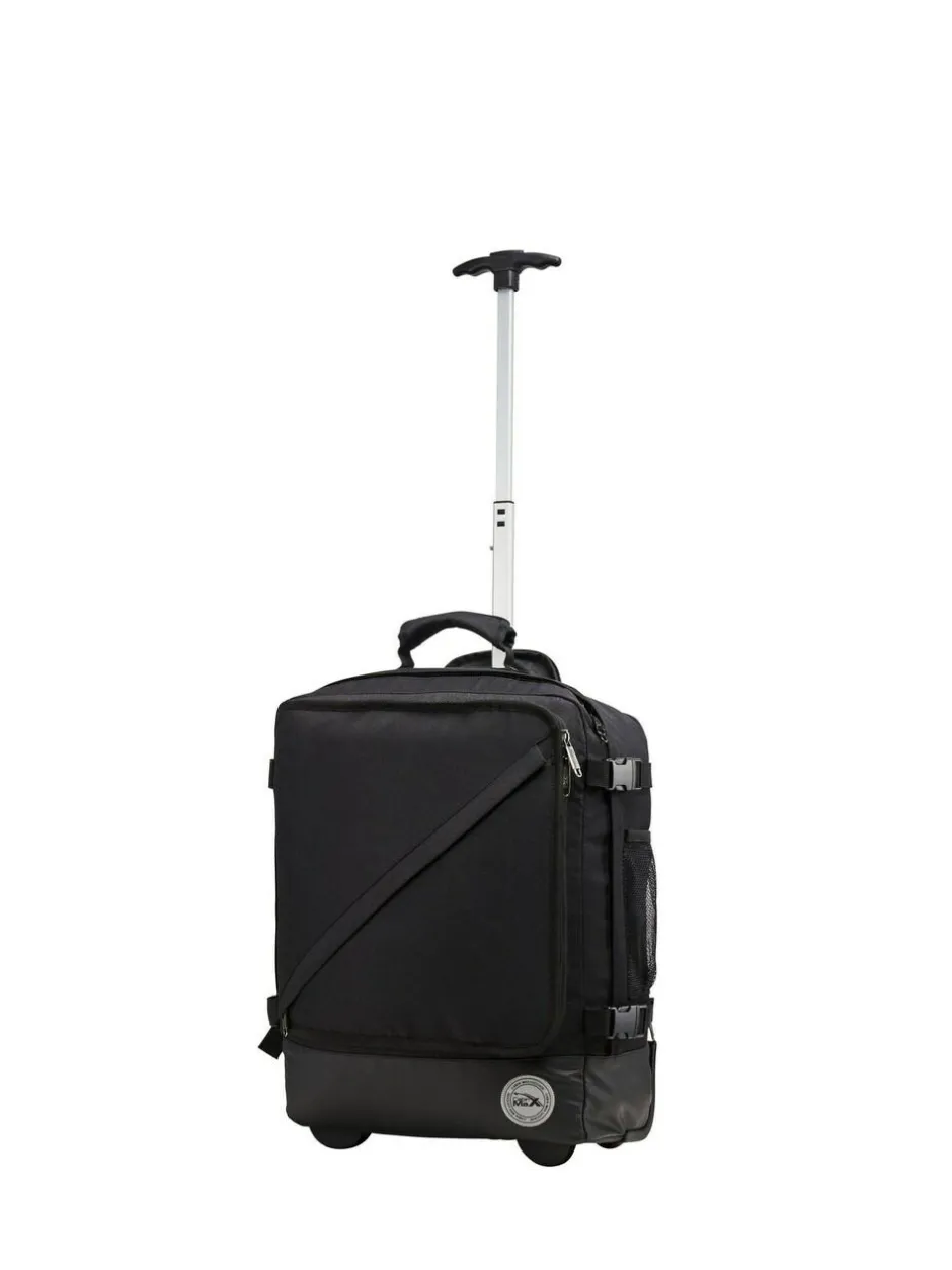 Cabin Max Greenwich Hybrid 45cm Cabin Trolley Backpack Black Outlet