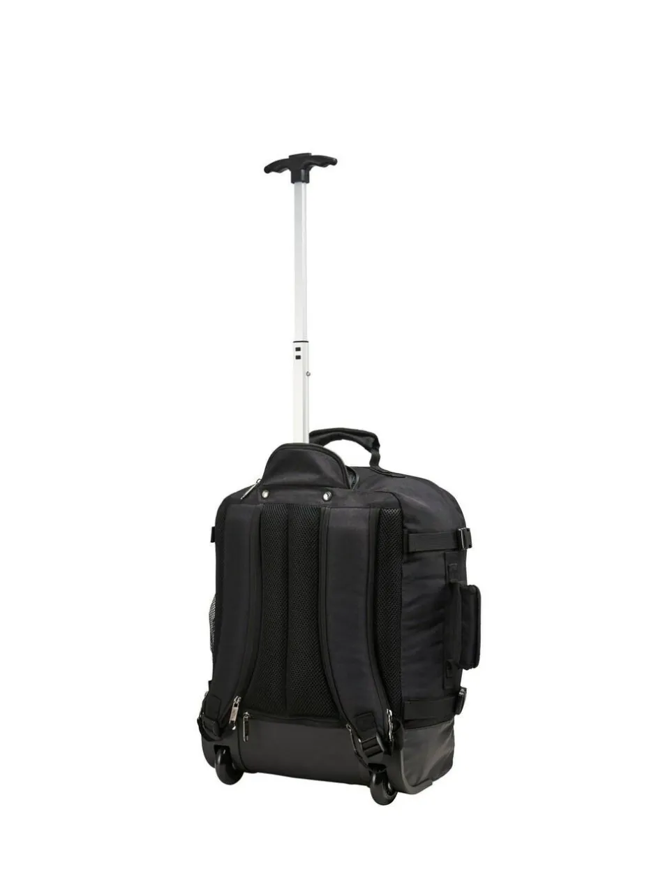 Cabin Max Greenwich Hybrid 45cm Cabin Trolley Backpack Black Outlet