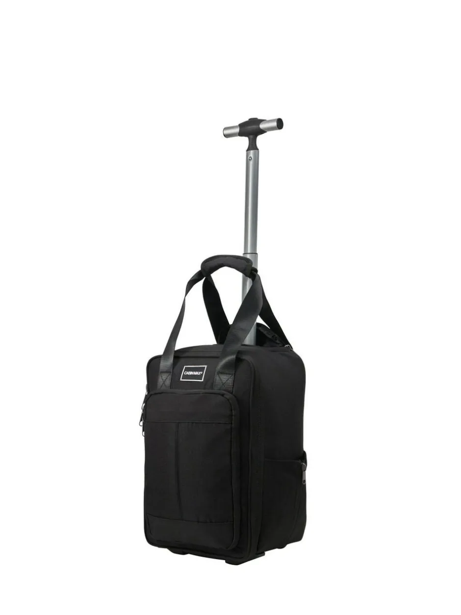 Cabin Max Narvik Stowaway 20L 40cm Trolley Bag Black
