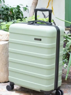 Cabin Max Bodo Green Anode 40L ABS Cabin Carry On Hand 55x40x20cm Luggage Outlet