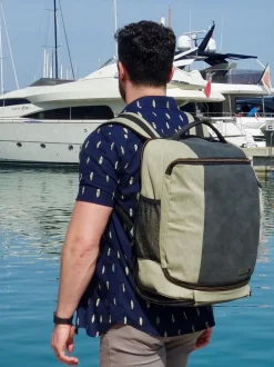 Cabin Max Grey Manhattan Hybrid 30 Litre 45x36x20cm Backpack / Trolley Easyjet Carry on Hand Luggage