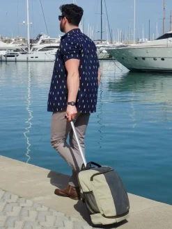 Cabin Max Grey Manhattan Hybrid 30 Litre 45x36x20cm Backpack / Trolley Easyjet Carry on Hand Luggage