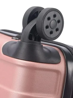 Cabin Max Rose Gold Anode 30L Underseat Hand Luggage Cabin Case for EasyJet 45x36x20cm Best
