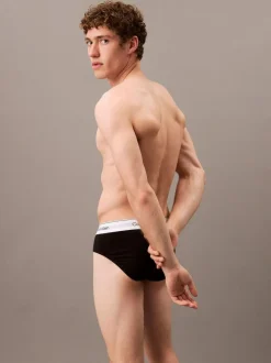 Calvin Klein 3 Pack Briefs - Icon Cotton Stretch Black