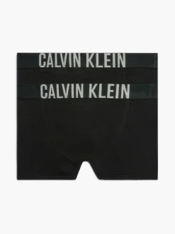 Calvin Klein Intense Power Boys Trunks 2 Pack Black Clearance