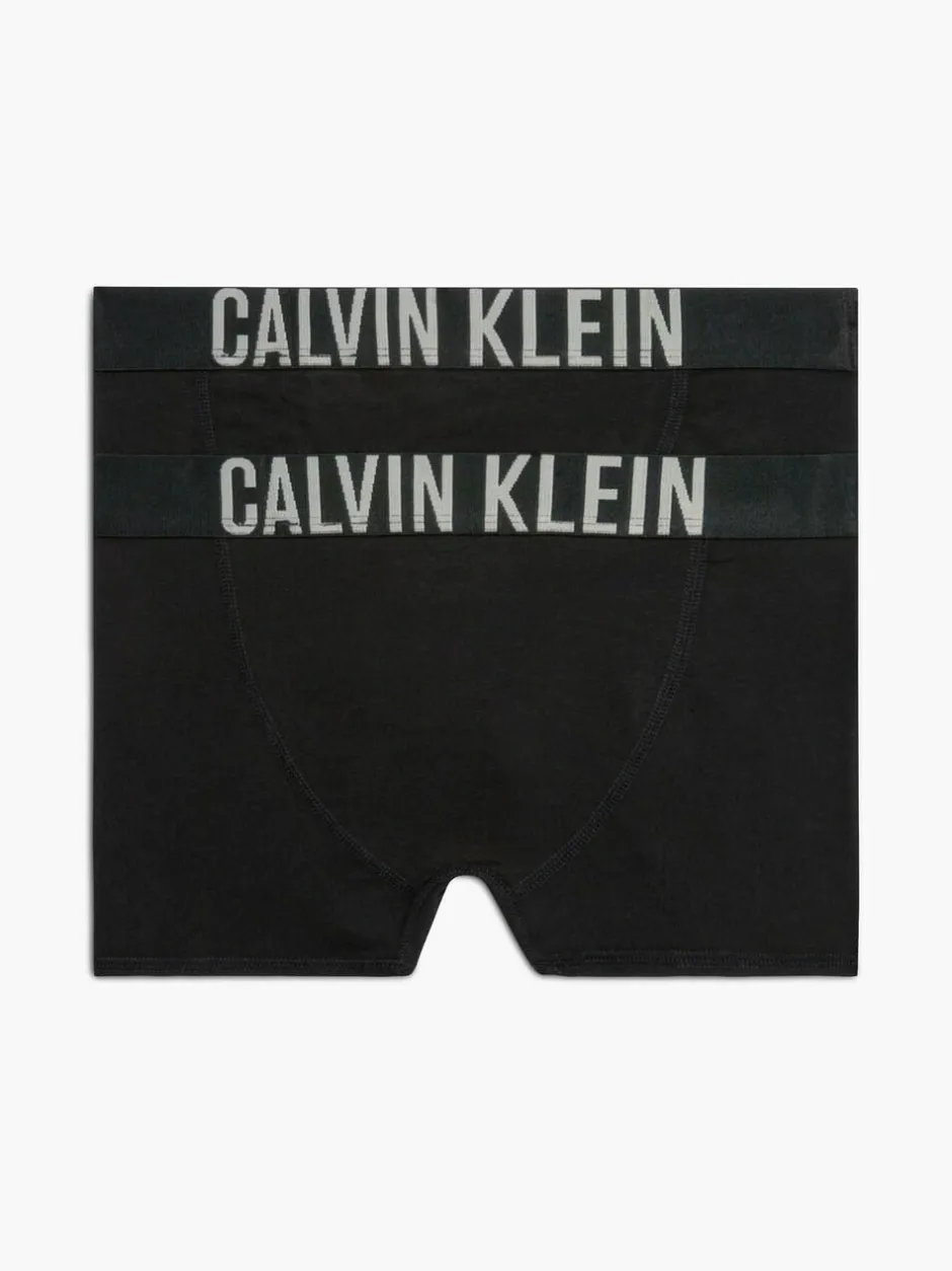 Calvin Klein Intense Power Boys Trunks 2 Pack Black Clearance