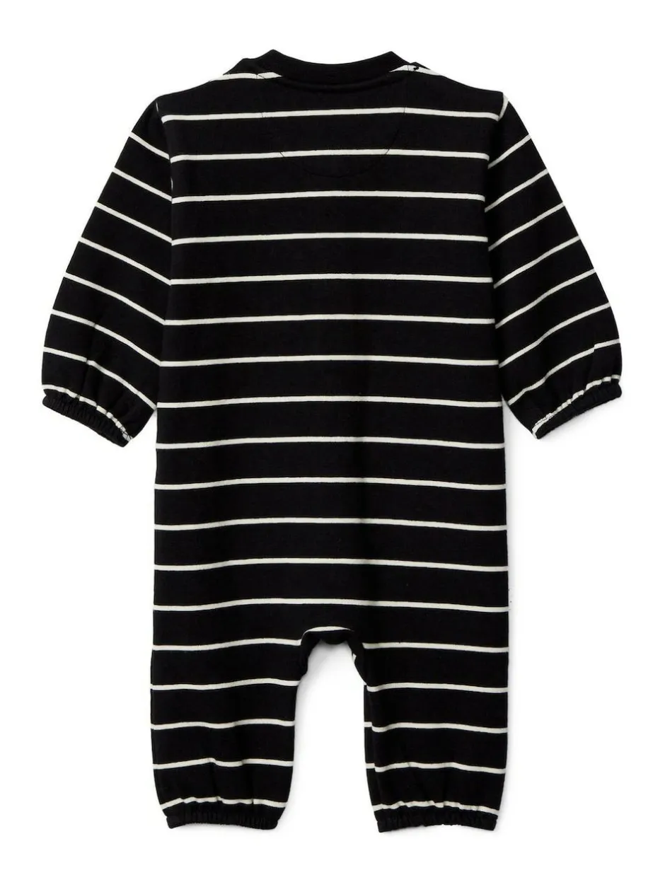 Calvin Klein Black Long Sleeve Monogram Bodysuit Sale