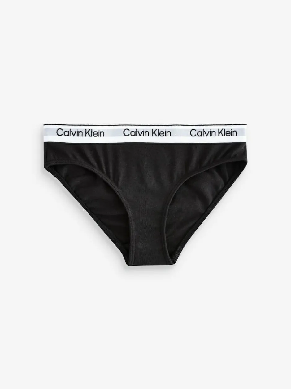 Calvin Klein Modern Cotton Bikini Briefs 2 Pack Black Hot
