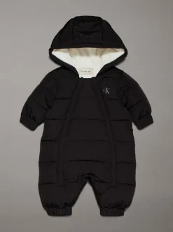 Calvin Klein Black Newborn Padded Winter Suit Discount