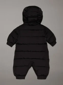 Calvin Klein Black Newborn Padded Winter Suit Discount