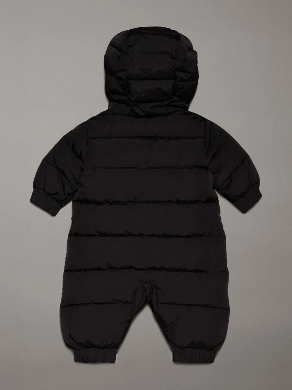 Calvin Klein Black Newborn Padded Winter Suit Discount