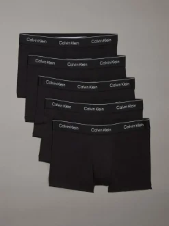 Calvin Klein 5 Pack Icon Cotton Stretch Boxer Trunks 5 Pack Black Tonal Online