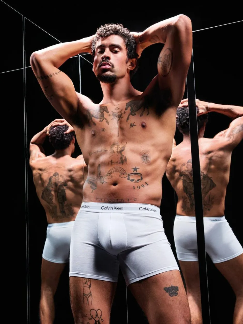 Calvin Klein Icon Cotton Stretch Boxer Briefs 3 Pack Black/White/Grey New