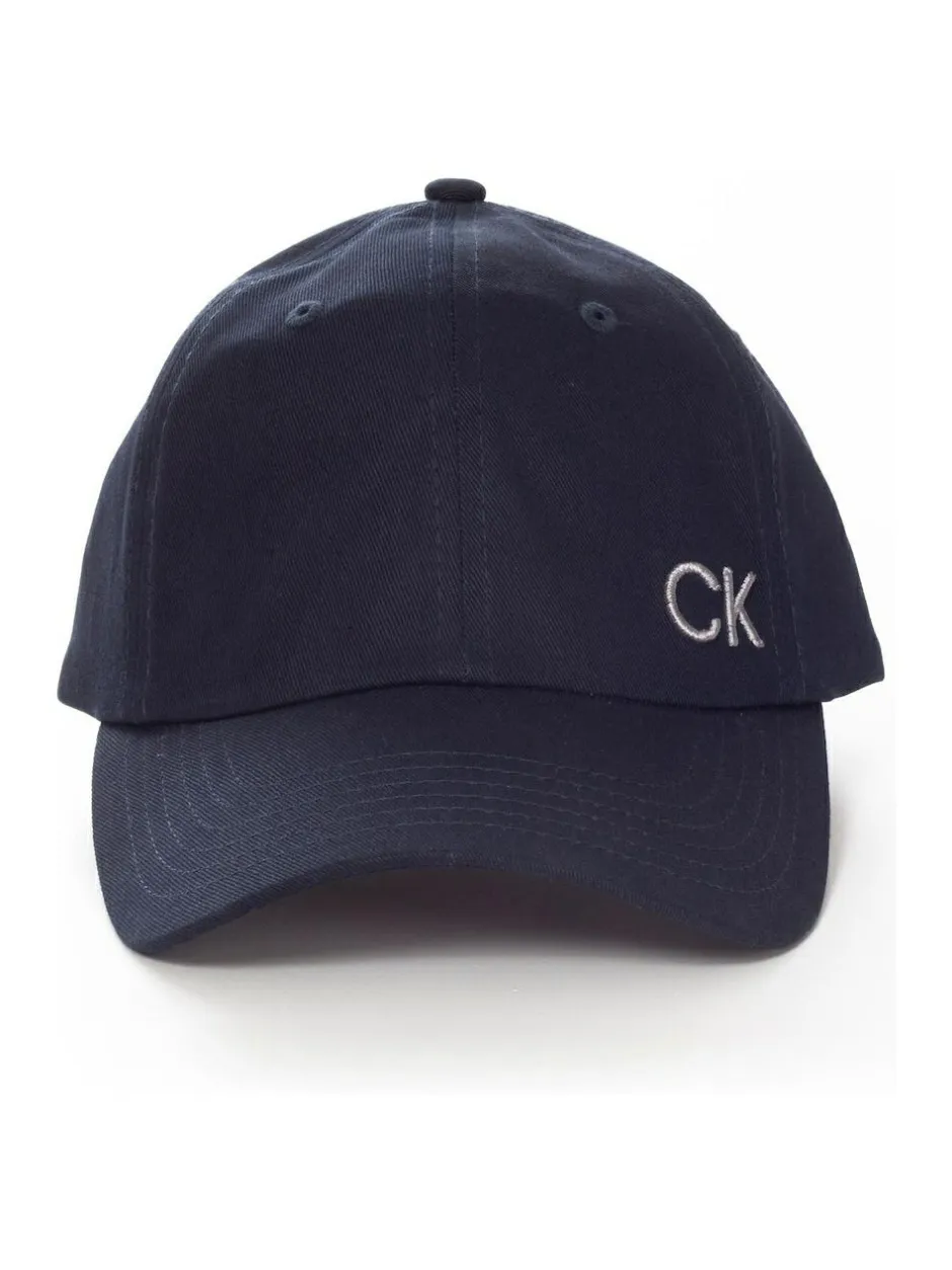 Calvin Klein Golf 100% Cotton Twill Black Caps Blue Sale
