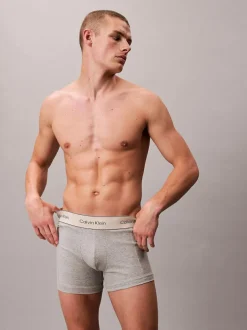 Calvin Klein Heritage Cotton Stretch Boxer Briefs 3 Pack Grey/White/Cream Online
