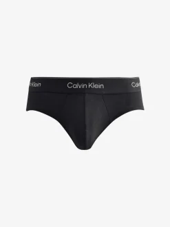 Calvin Klein 3 Pack Briefs - Icon Cotton Stretch Tonal Black/Tonal Black/Tonal Black Hot