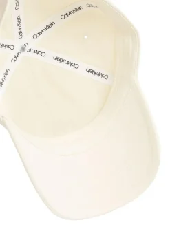 Calvin Klein White Twill Logo Cap Sale