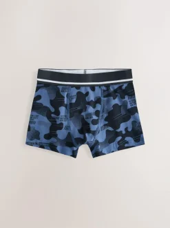 Next Boxers 7 Pack (3-16yrs) Camouflage Print Discount