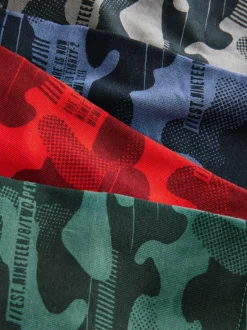 Next Boxers 7 Pack (3-16yrs) Camouflage Print Discount