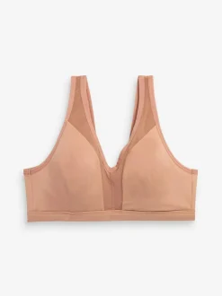 Next B-H Total Support Non Wire Ultimate Comfort Bra Caramel Nude New