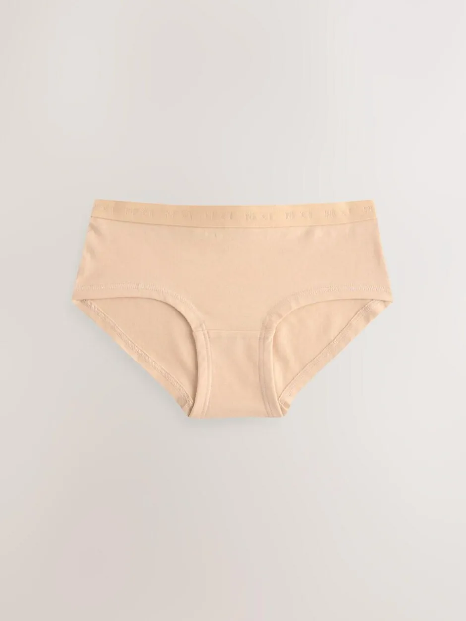 Next Hipster Briefs 5 Pack (5-16yrs) Caramel Nude Hot