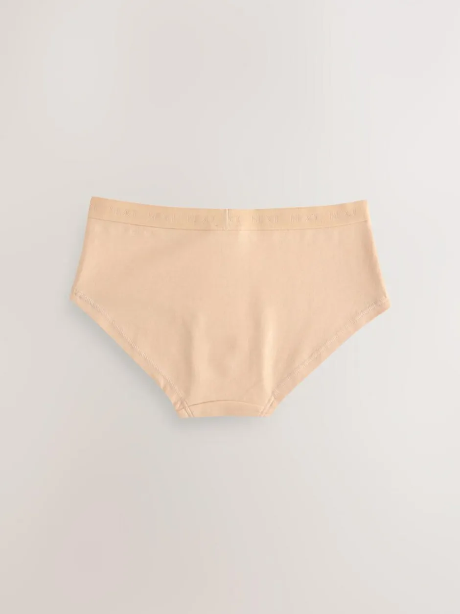 Next Hipster Briefs 5 Pack (5-16yrs) Caramel Nude Hot