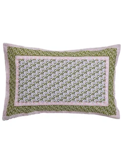 Cath Kidston 180 Thread Count Duvet Cover and Pillowcase Set Green Scarf Outlet