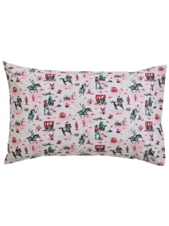 Cath Kidston 100% Cotton Duvet Cover and Pillowcase Set Pink Cowgirl Clearance