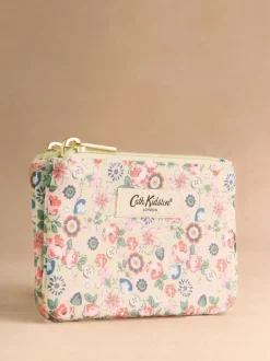 Cath Kidston Yellow Ditsy Double Zipped Purse Discount