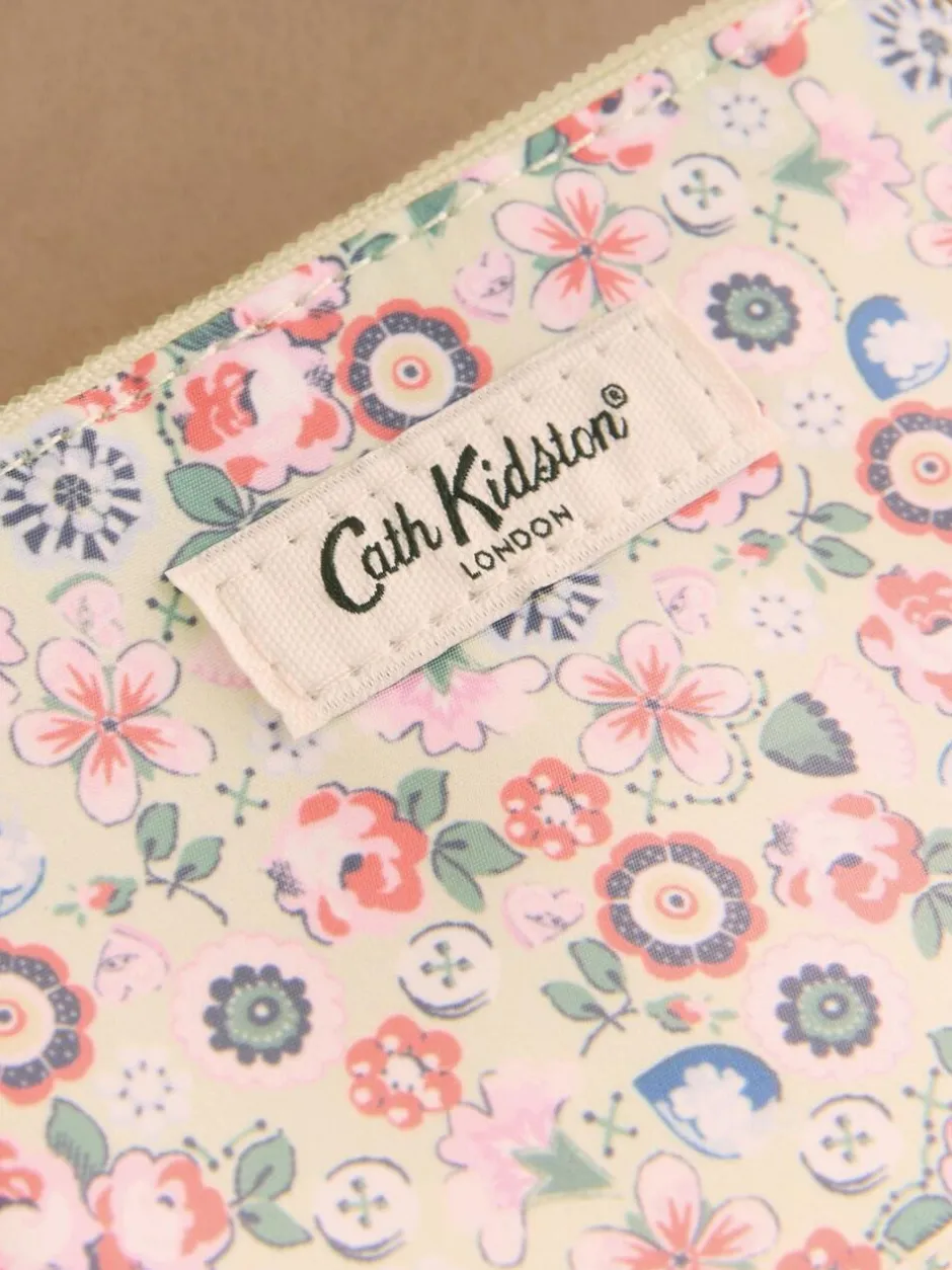 Cath Kidston Yellow Ditsy Double Zipped Purse Discount