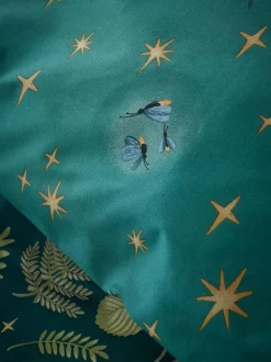 Catherine Lansfield Enchanted Twilight Animals Duvet Cover and Pillowcase Set Green Online