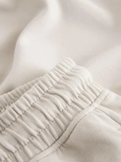 Next Relaxed Fit Heavyweight T-Shirt and Shorts Set (3-16yrs) Cement Sale