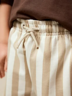 Next Jersey Shorts (3mths-7yrs) Cement/Ecru Stripe Discount