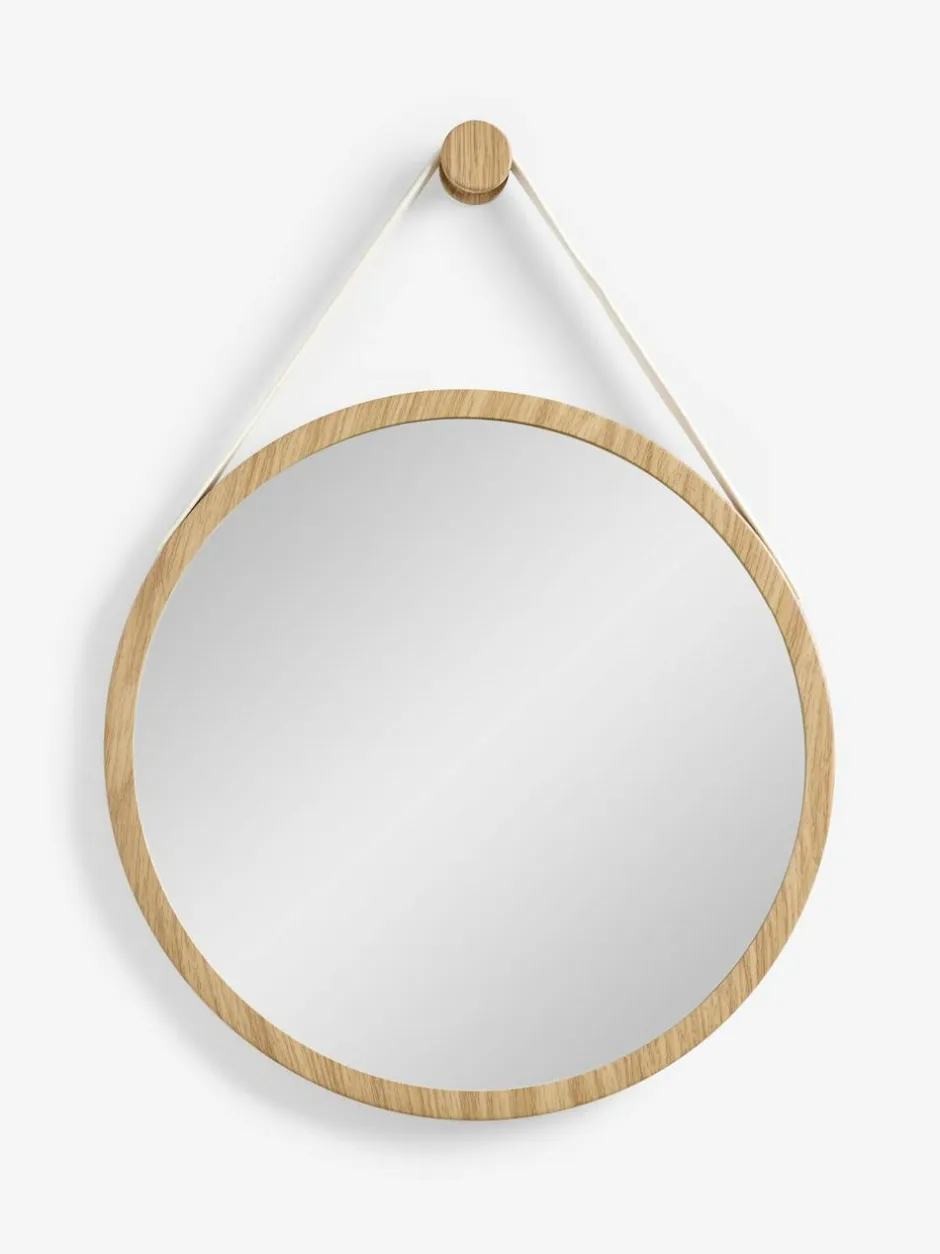 Next Hanging Round Wall Mirror Chalk Malvern Outlet