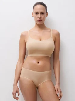 Chantelle Soft Stretch Seamless Padded Bralette Bra Nude Best