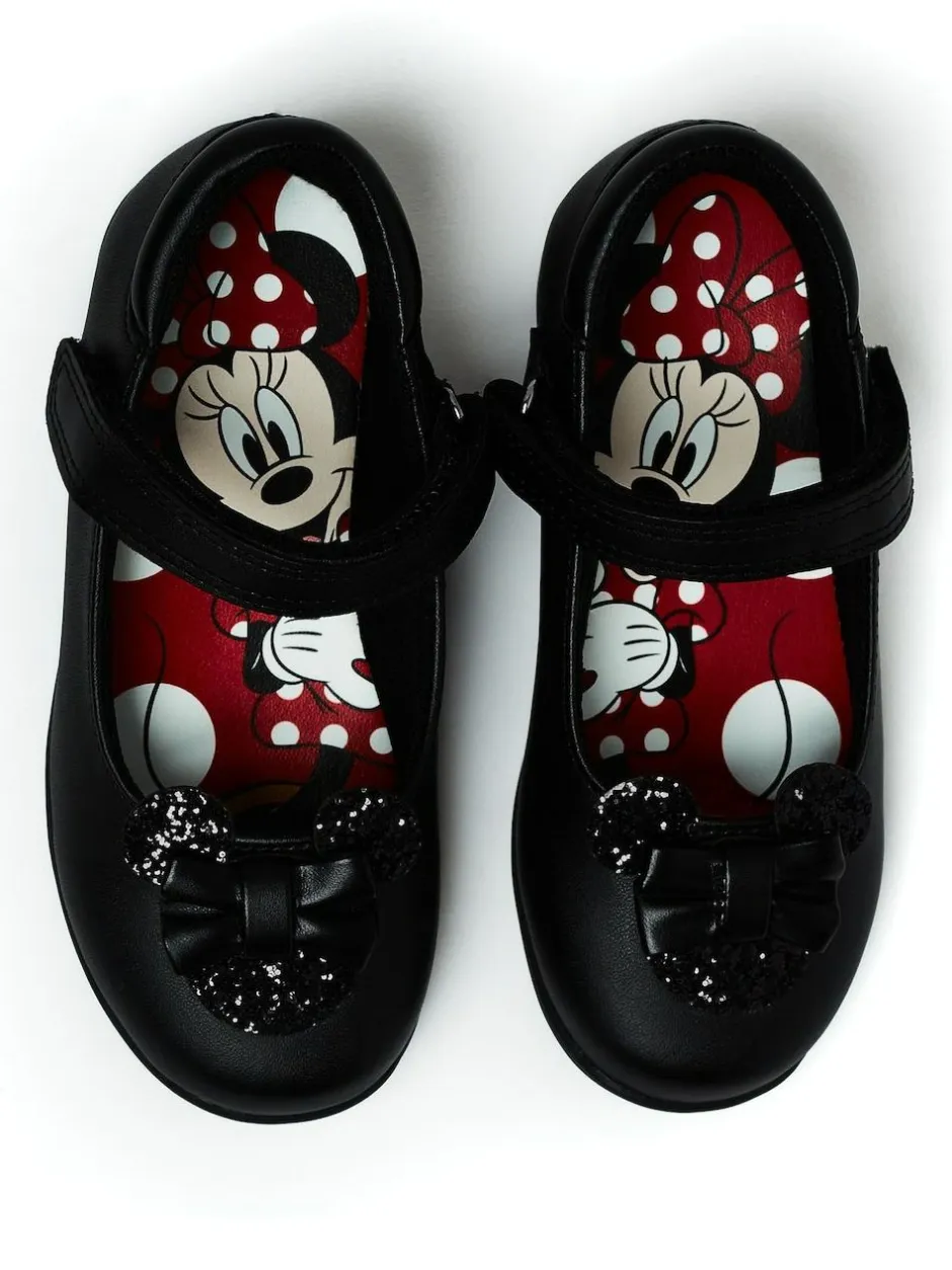 Character Black Minnie Mouse School Shoes Online