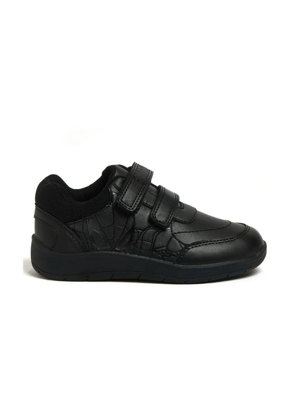 Character Black Spider-Man Boys School Shoes Hot