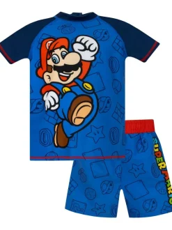 Character Blue Super Mario Swim Set Sale
