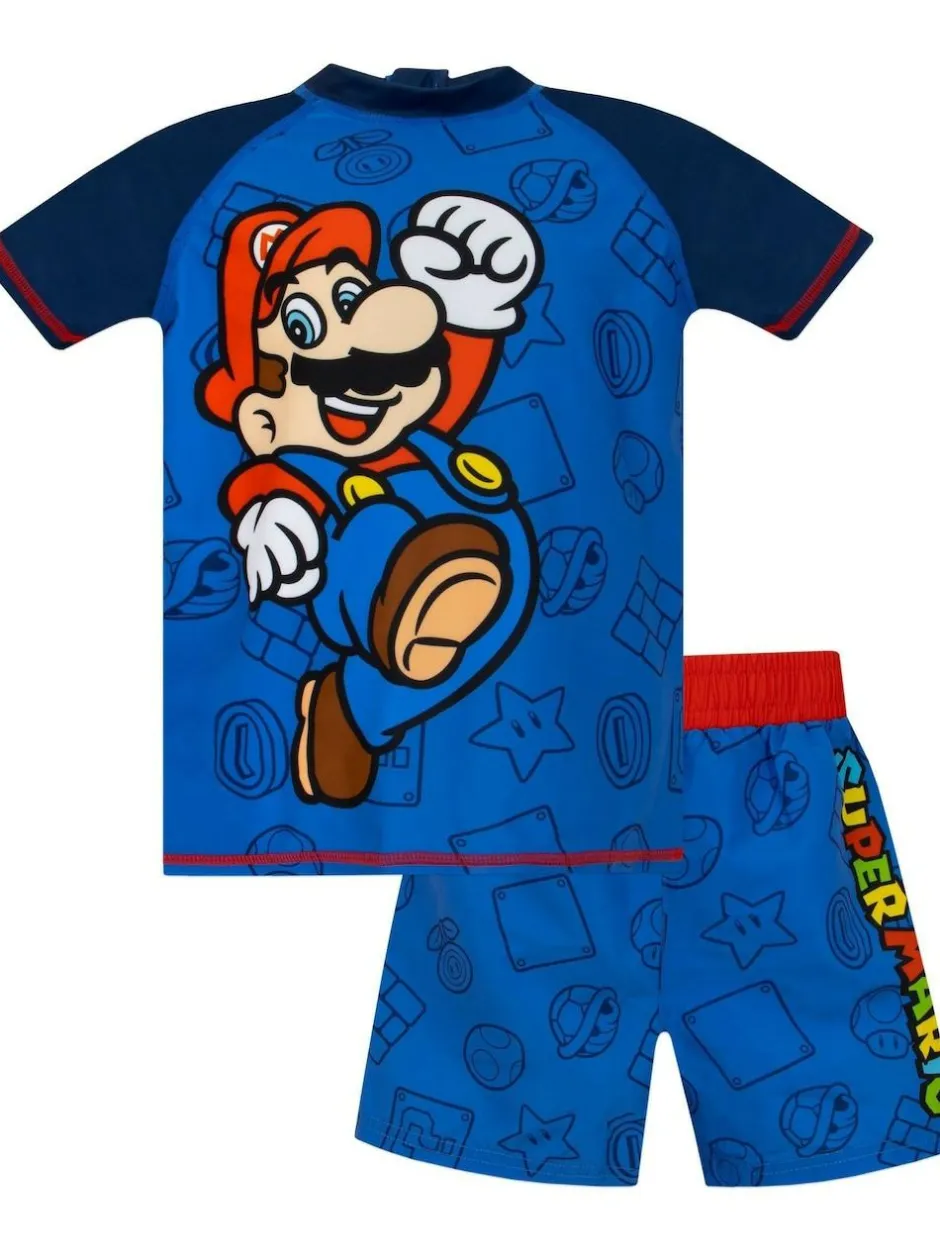 Character Blue Super Mario Swim Set Sale