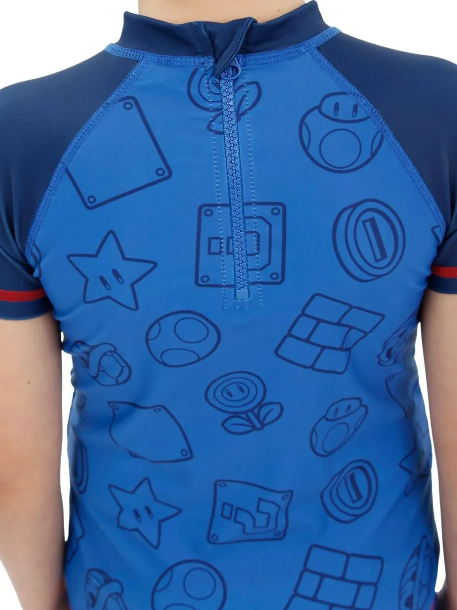 Character Blue Super Mario Swim Set Sale