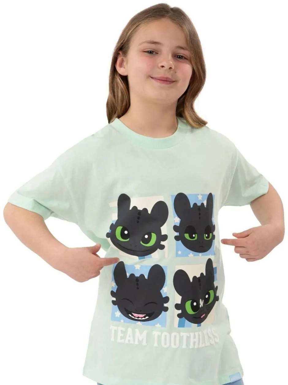 Character Green How To Train Your Dragon Toothless T-Shirt Clearance
