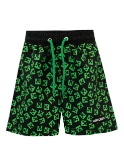 Character Green Minecraft Swim Shorts Outlet