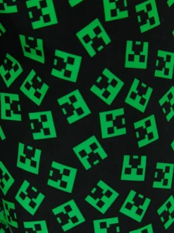 Character Green Minecraft Swim Shorts Outlet