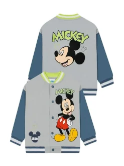 Character Grey Disney Mickey Mouse Bomber Jacket Clearance