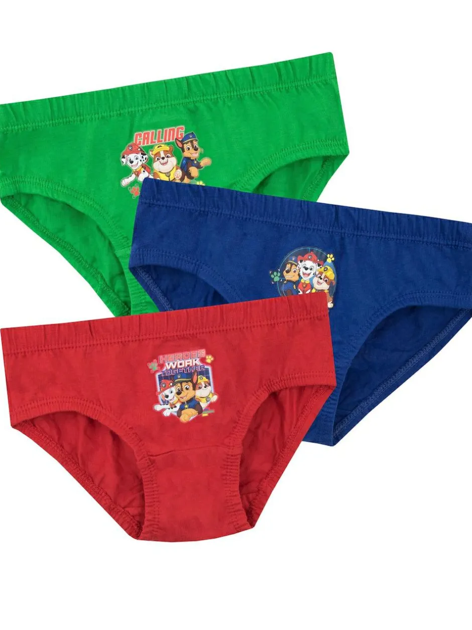Character Multi Paw Patrol 100% Cotton Briefs 3 Pack Discount