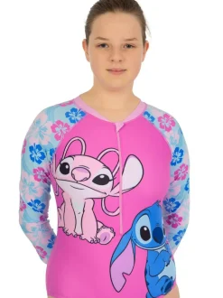Character Pink Disney Lilo And Stitch & Angel Swimsuit Best