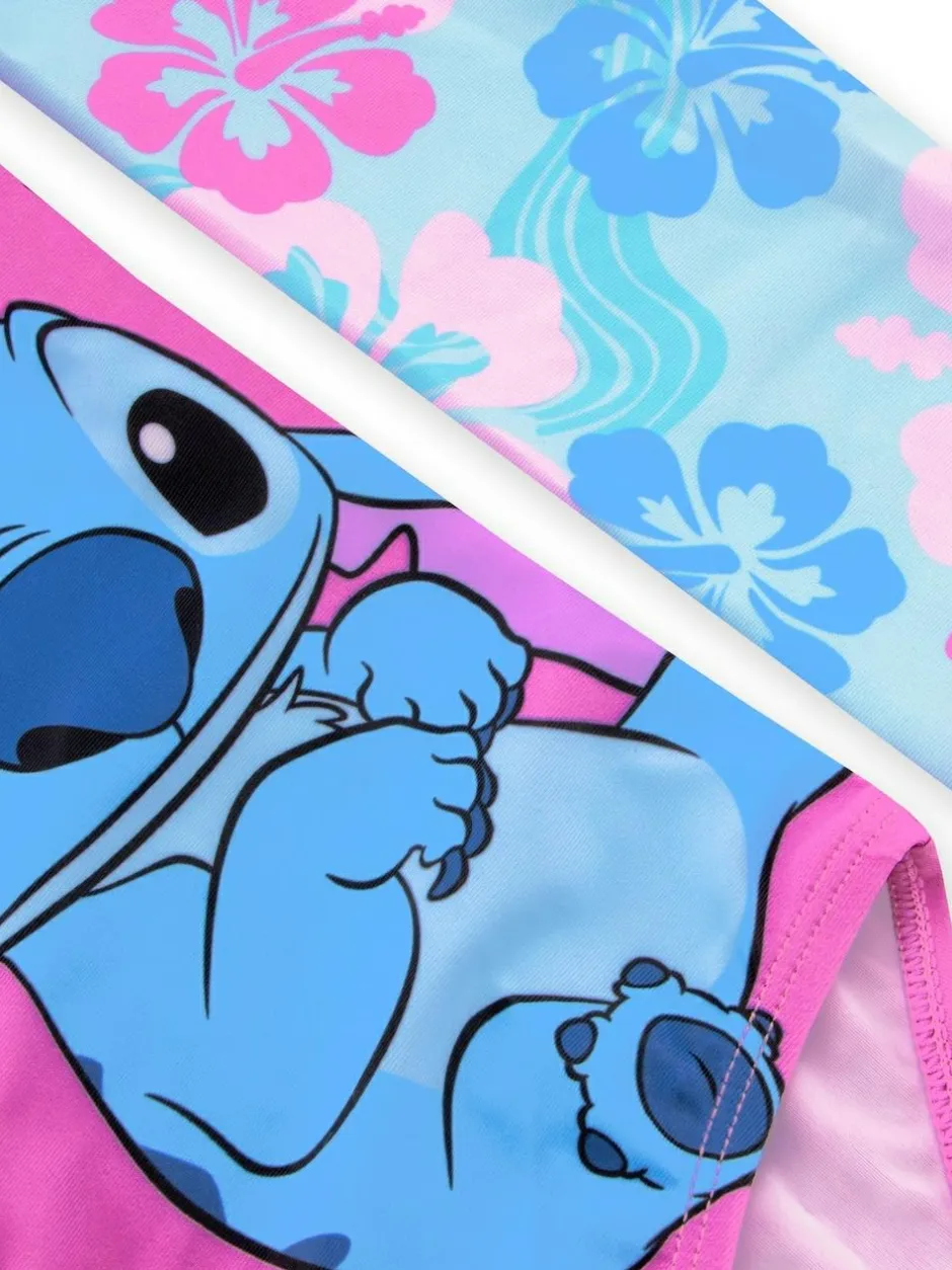 Character Pink Disney Lilo And Stitch & Angel Swimsuit Best